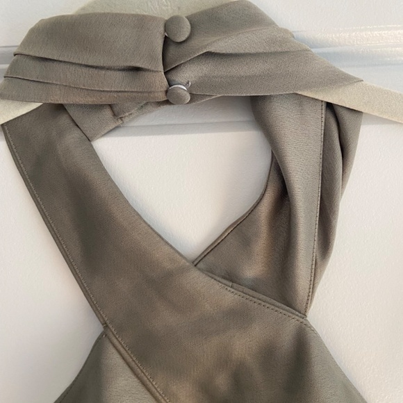 BHLDN Sage Green Bridesmaid Dress - Picture 3 of 4